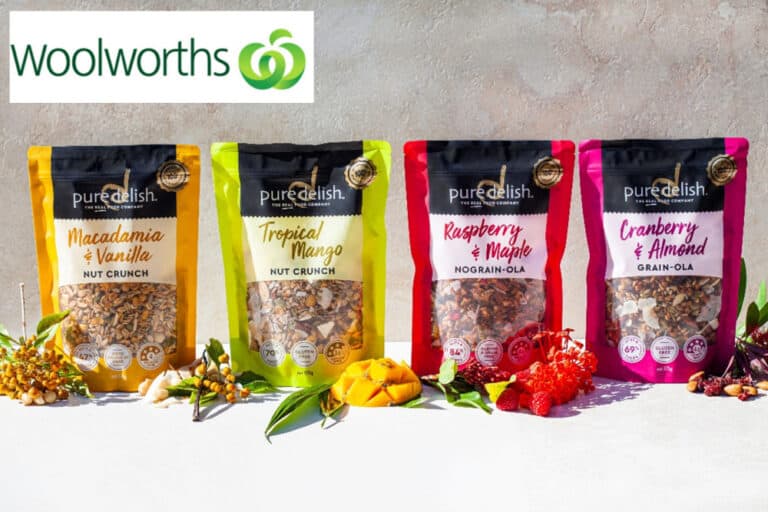 pure delish now available in Woolworths Australia! 